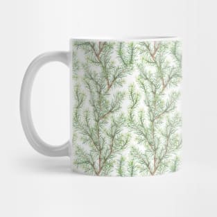 Evergreen Pattern Decoration Mug